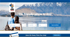 Desktop Screenshot of kiwiholidayparks.com